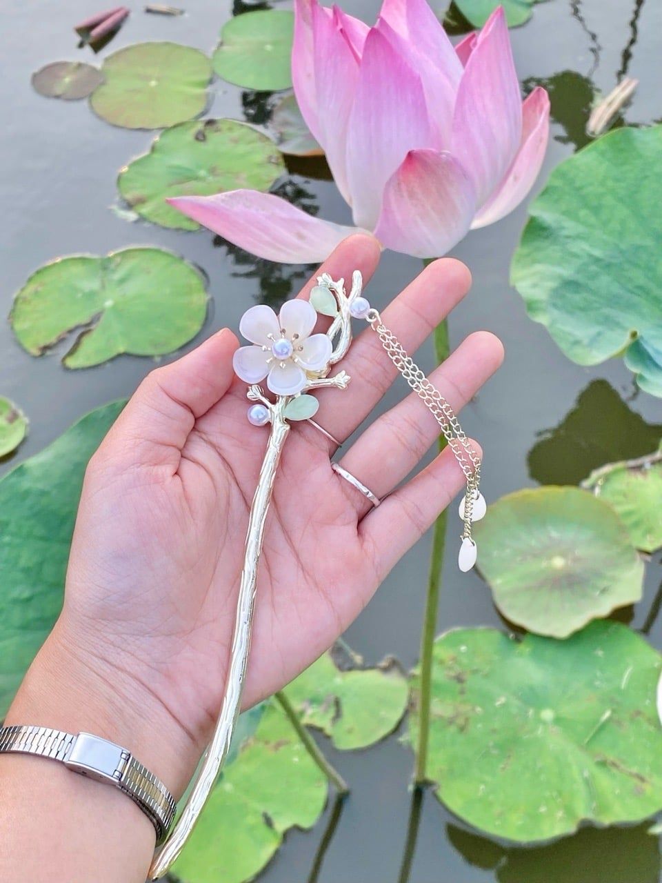 Trâm Cài Tóc Ngọc Điệp 