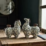  (Order) Cặp Ngựa Lam Sắc 