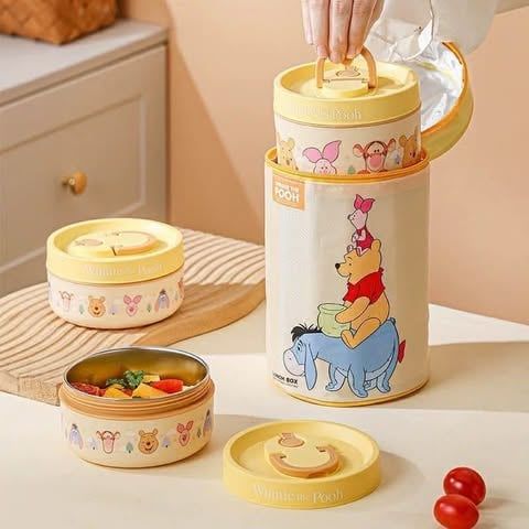  Set Hộp Cơm Giữ Nhiệt Sweet Lunch Time 
