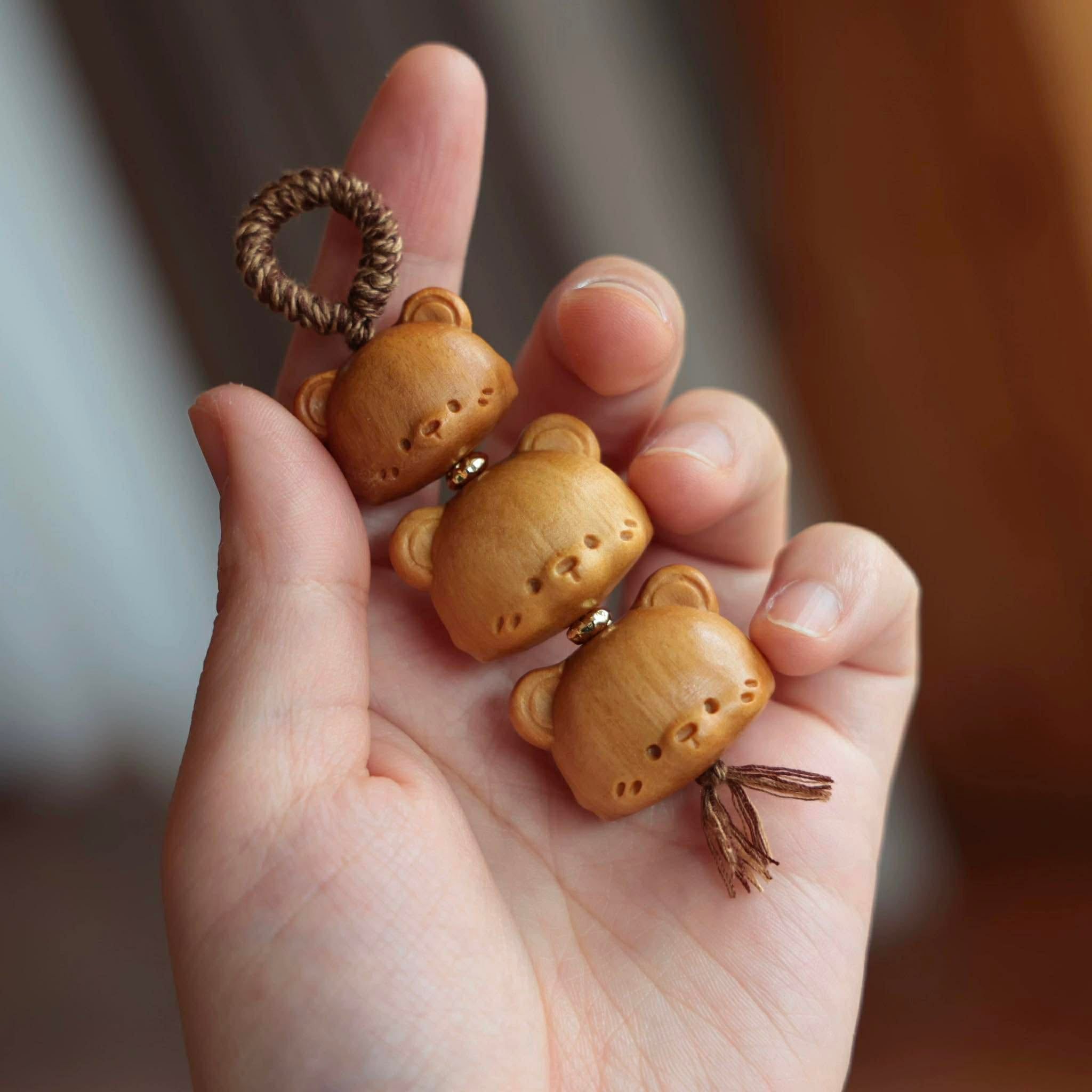  (Order) Móc Khóa Gỗ Bình An 