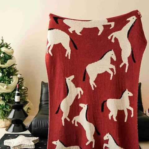  (Order) Chăn Ngựa Trắng Năm Mới 