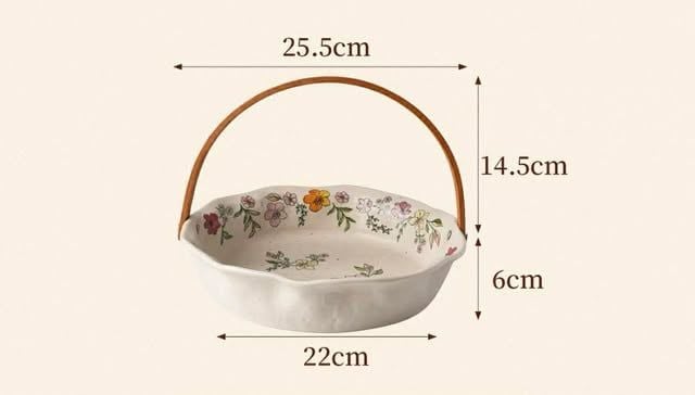  (Order) Khay Tay Xách Cottage Garden 