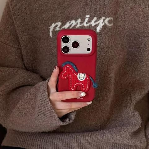  (Order) Ốp Điện Thoại Ngựa Đỏ 