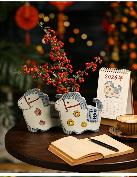  (Order) Bình Hoa Phi Mã Tài Lộc 