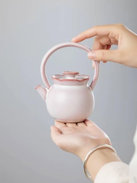  (Order) Ấm Trà Sứ Hồng Veil 