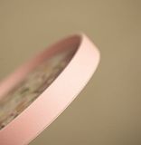  (Order) Khay Trà Khắc Nổi Hoa Mẫu Đơn 