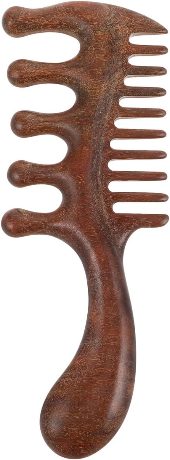  Lược Massage Gỗ Đàn Hương 2 Răng 