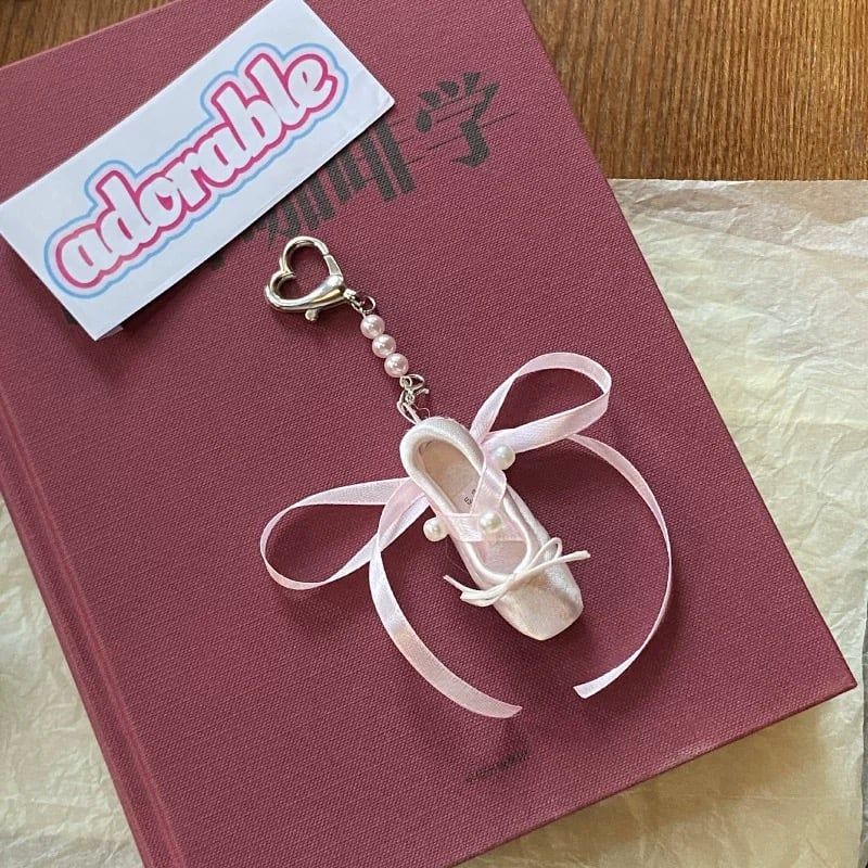  (Order) Móc Khoá Ballet Pink Pearl 