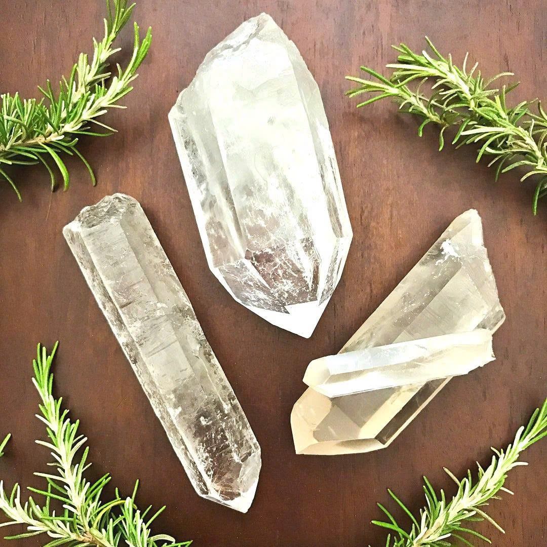 Tinh Thể Thạch Anh Thô - Clear Quartz 