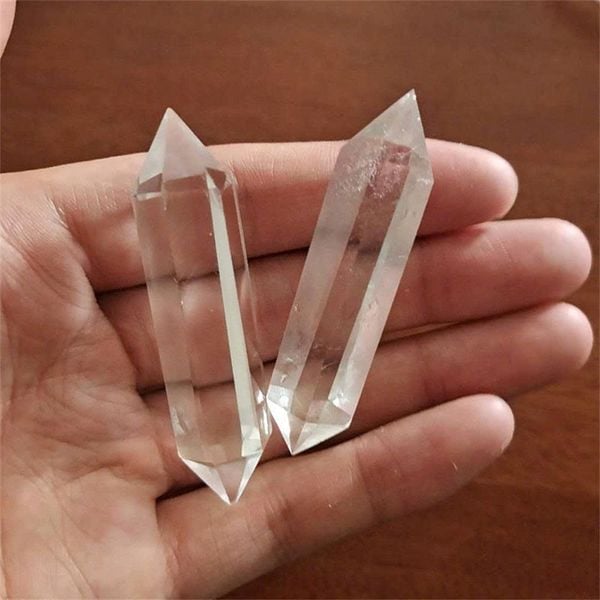  Trụ Thạch Anh Trắng Lục Giác 