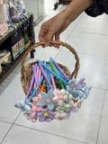  Bút Gel Hoa Vải ( Màu Ngẫu Nhiên) 
