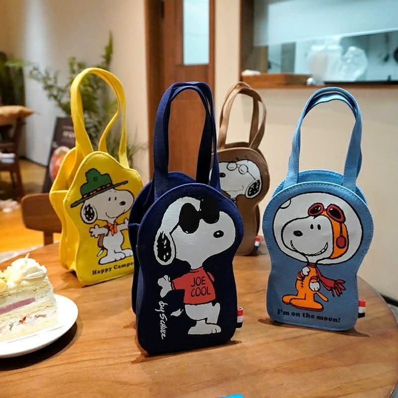  Túi Vải Mini Snoopy Cầm Tay 