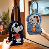  Túi Vải Mini Snoopy Cầm Tay 
