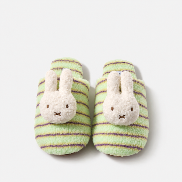  Dép Bông Miffy Kẻ Sọc Ấm Áp 