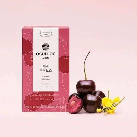  [ORDER] Trà túi lọc OSULLOC Cherry Rooibos 