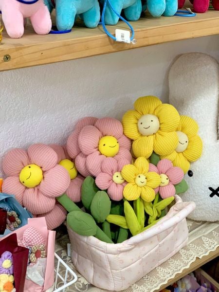  Cành Hoa Len Móc Happy 