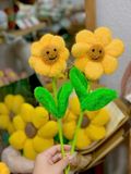  Cành Hướng Dương Bông Xù 