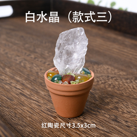  Chậu Cây Cảnh Đá Pha Lê 