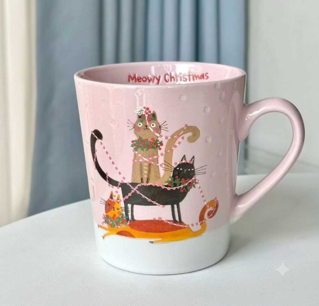  Cốc Giáng Sinh Meowy Christmas 