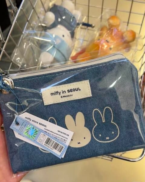  ( ORDER ) Túi Giây Rút, Túi Dây Kéo Và Denim Pouch Bag Miffy Seoul 