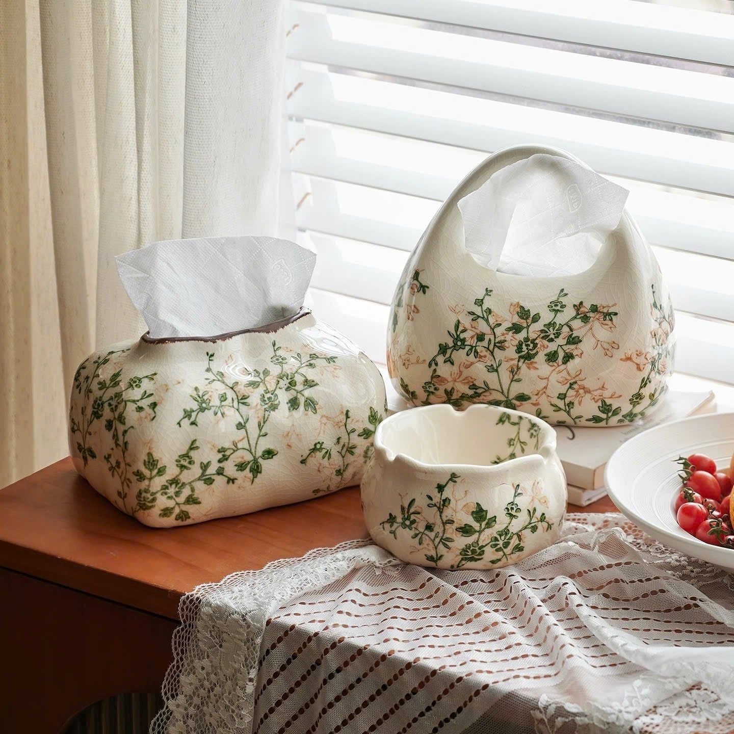  Bình Hoa, Hộp Đựng Khăn Giấy Thanh Thảo 