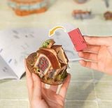  [ORDER] Bộ Xếp Hình Howl's Moving Castle (Tích Hợp Hộp Nhạc Và Đèn) 