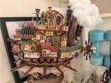  [ORDER] Bộ Xếp Hình Howl's Moving Castle (Tích Hợp Hộp Nhạc Và Đèn) 