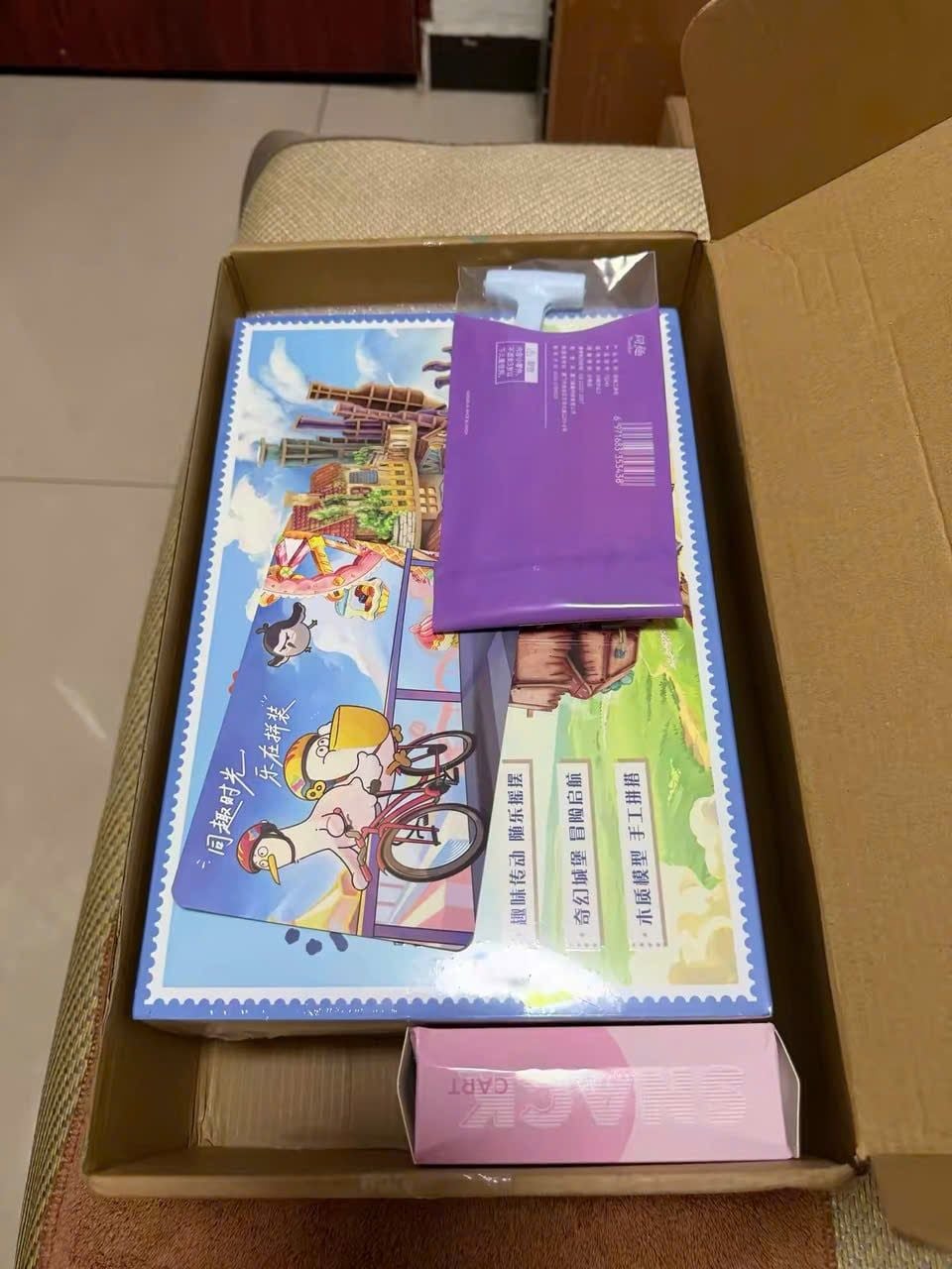  [ORDER] Bộ Xếp Hình Howl's Moving Castle (Tích Hợp Hộp Nhạc Và Đèn) 