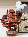  [ORDER] Bộ Xếp Hình Howl's Moving Castle (Tích Hợp Hộp Nhạc Và Đèn) 