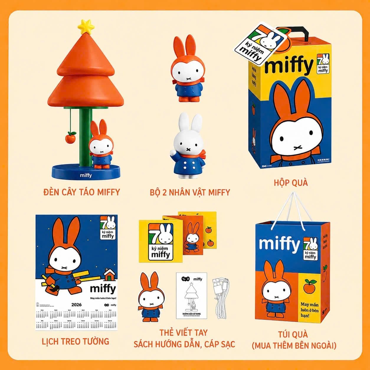 [ORDER] Đèn Ngủ Miffy 