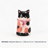  ( ORDER ) Bình Hoa Mèo Choàng Khăn 