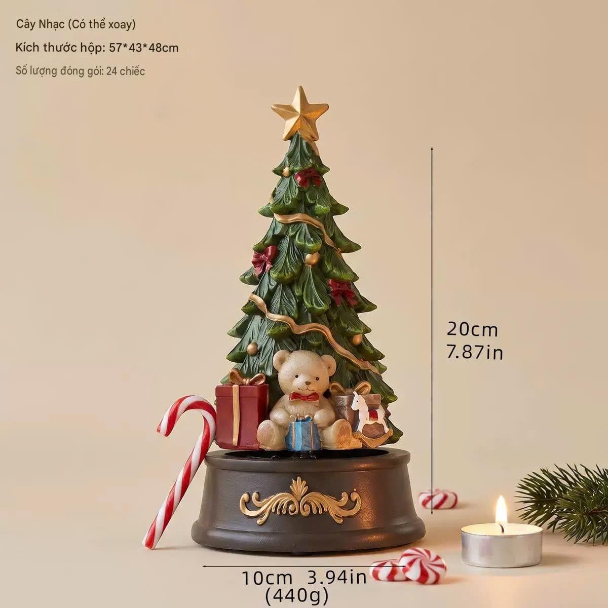  [ORDER] Hộp Nhạc Giáng Sinh Cổ Điển 