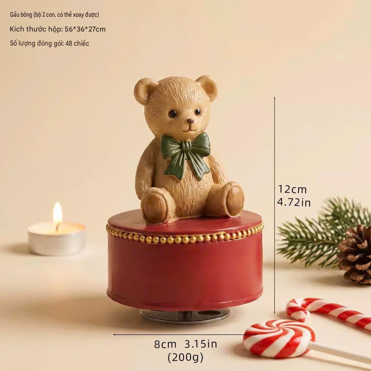  [ORDER] Hộp Nhạc Giáng Sinh Cổ Điển 