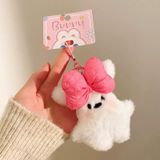  Móc Khoá Cún Nơ Hồng 