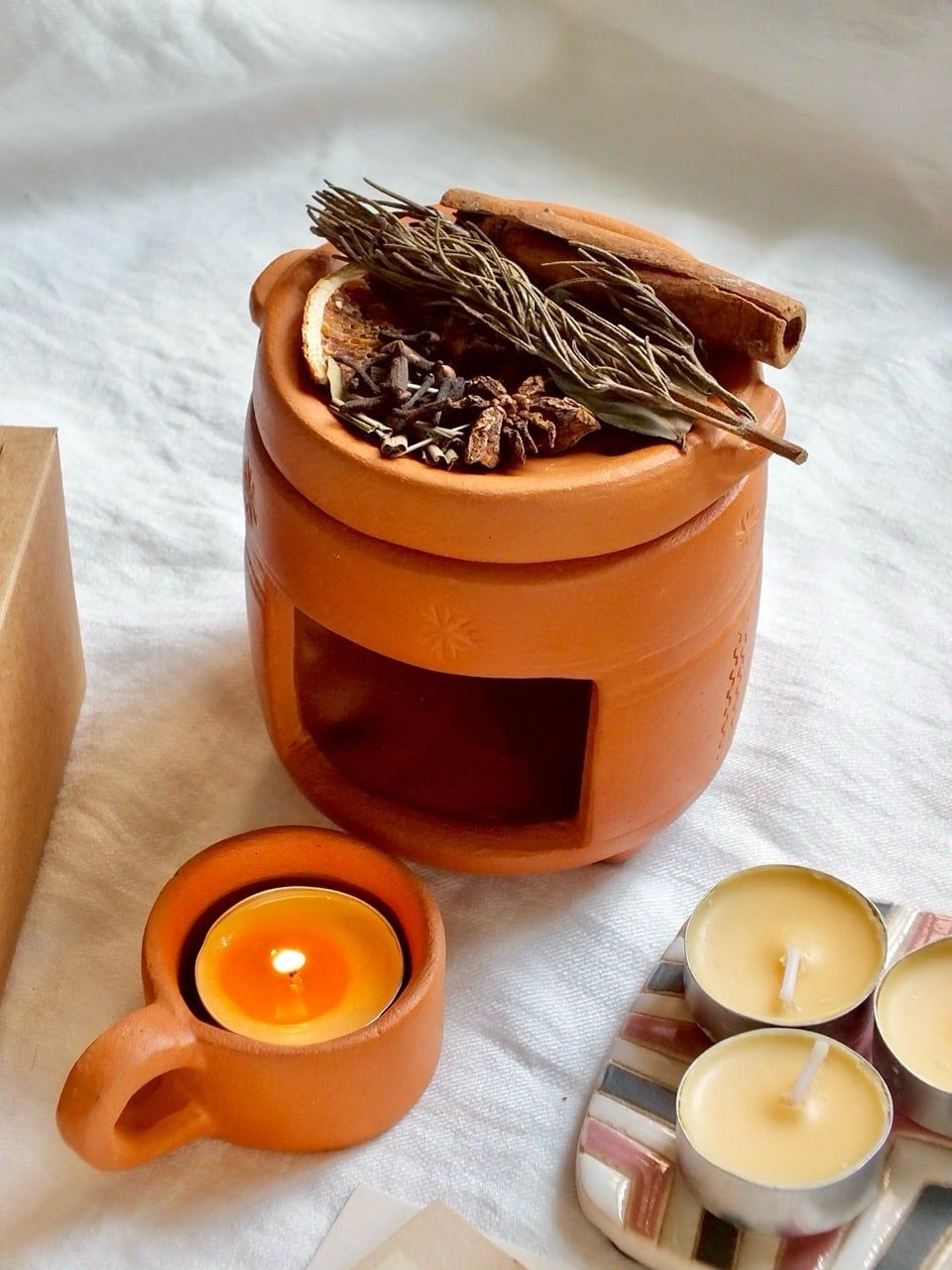  Bếp Xông (kèm đĩa nến) 