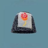  Mũ Bucket Len Patchwork 