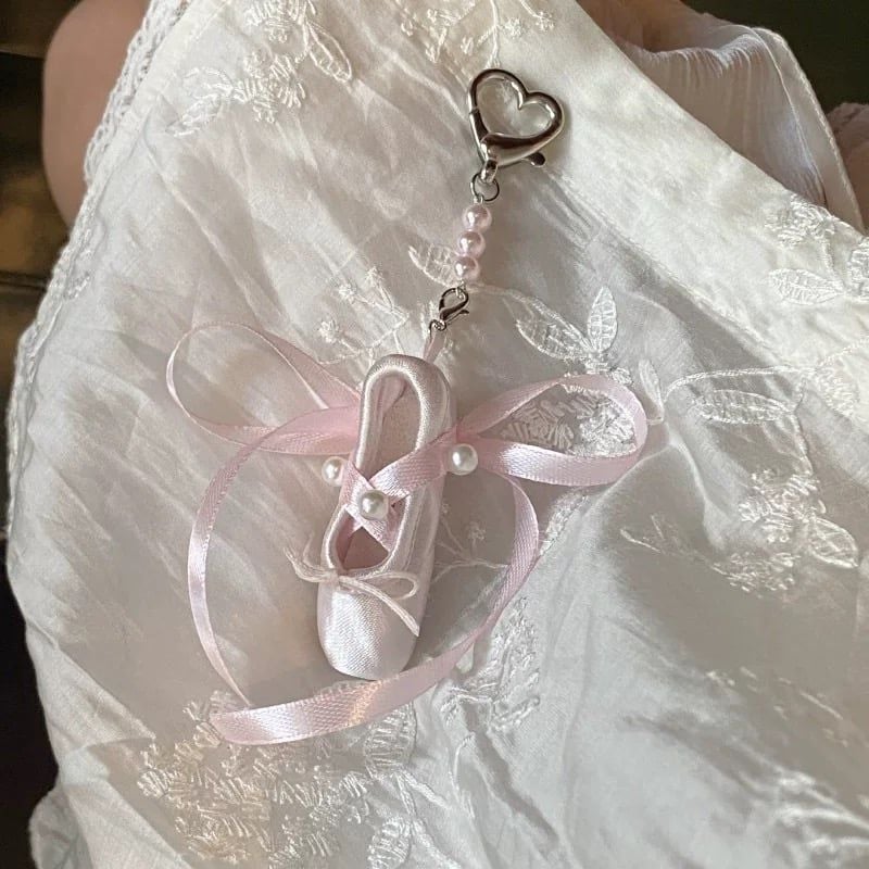  (Order) Móc Khoá Ballet Pink Pearl 
