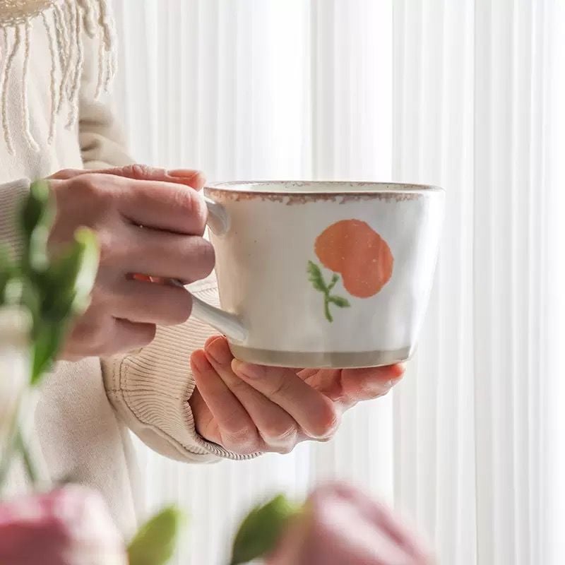  Cốc Gốm Trái Cây 