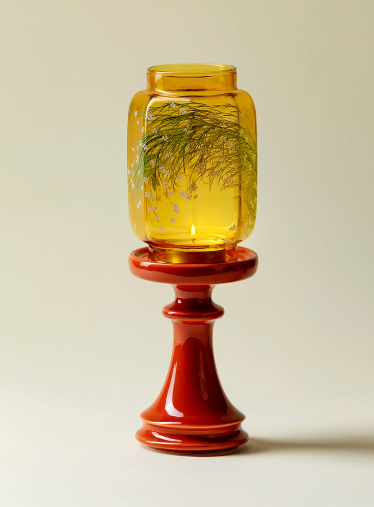  Đèn Chân Nến Thuỷ Tinh 