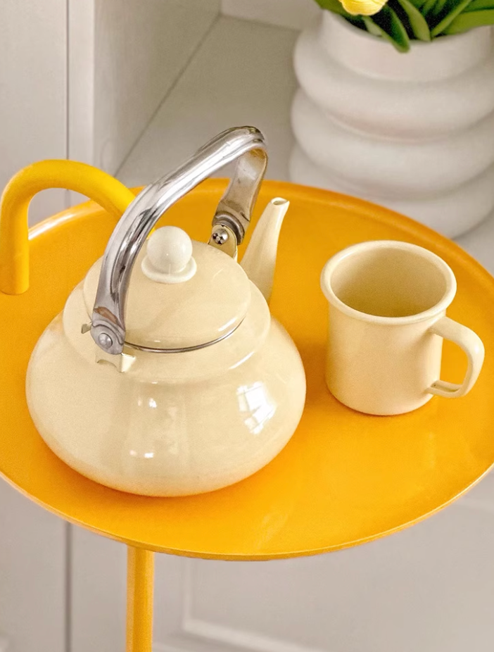  Ấm Đun Nước Tráng Men Sữa Fufu 