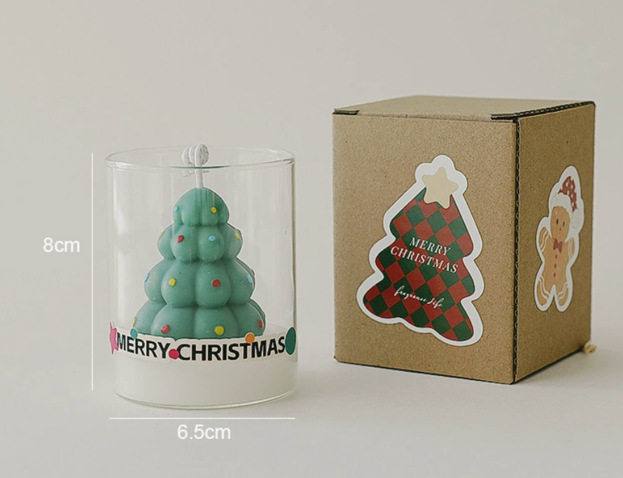  Nến Thơm Cây Thông Và Santa 