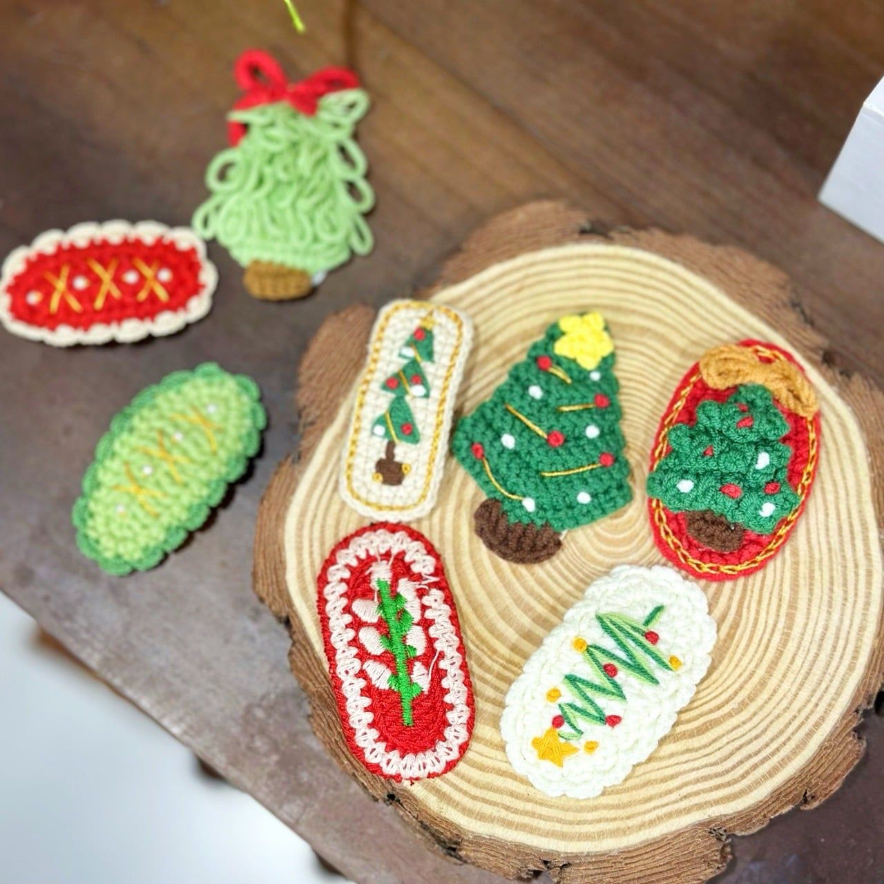  Kẹp Tóc Đan Len Merry 