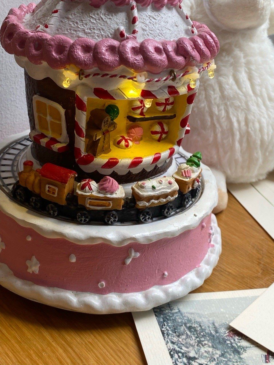  Hộp Nhạc Kem Cupcake Giáng Sinh 