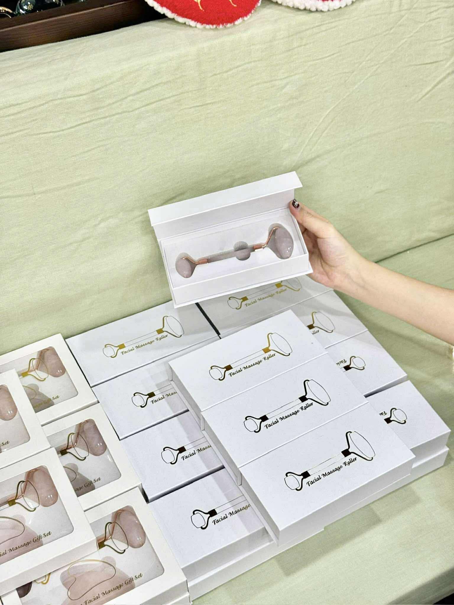  Gift Set Đá Matxa Thạch Anh Hồng 