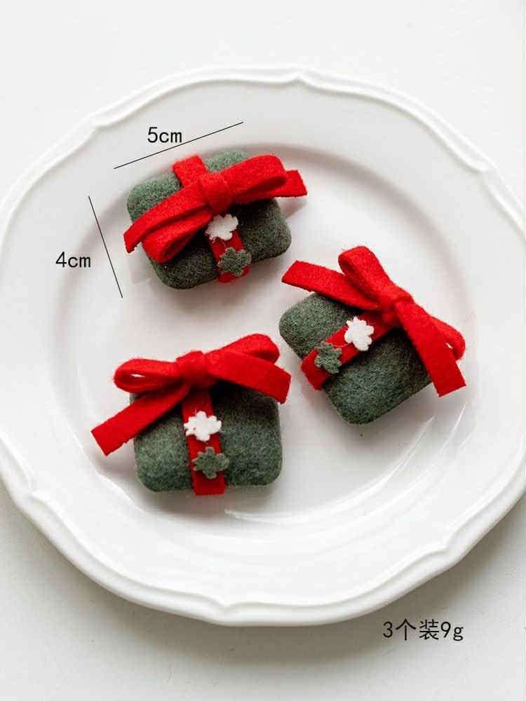  Kẹp Tóc Xmas Vải Nỉ Handmade 