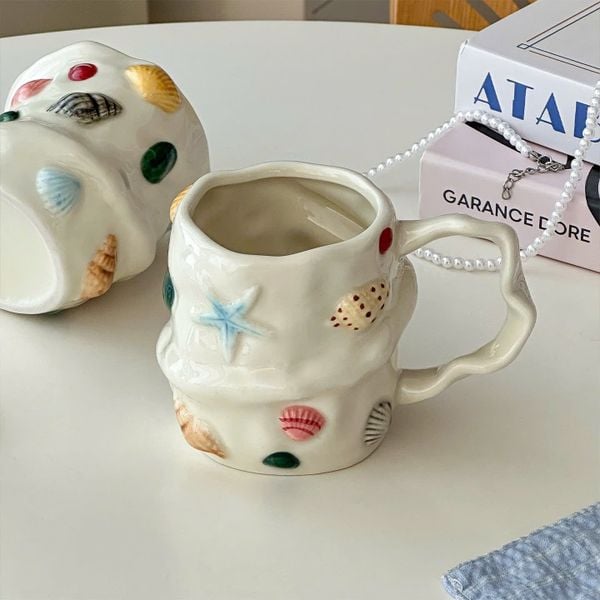  Cốc Sứ Vỏ Sò 