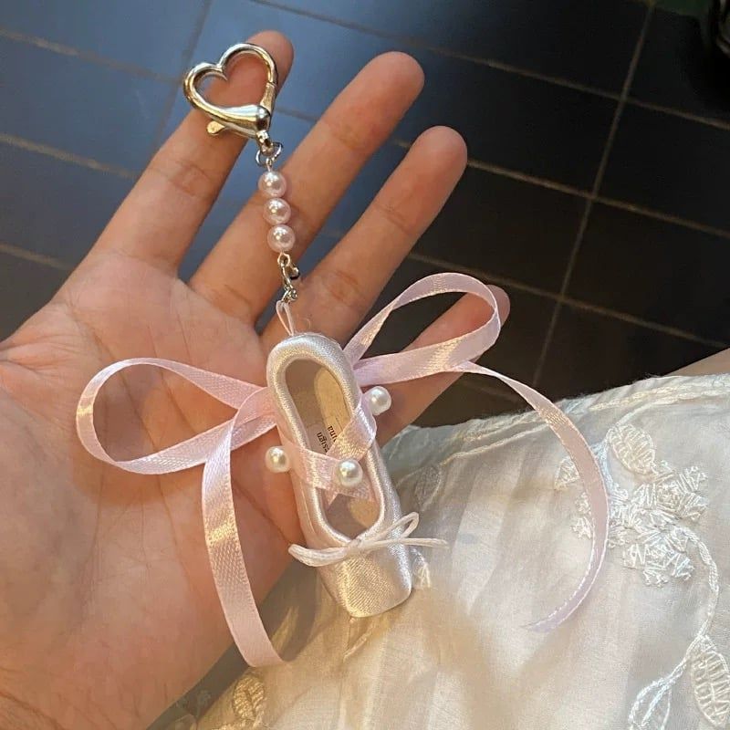  (Order) Móc Khoá Ballet Pink Pearl 