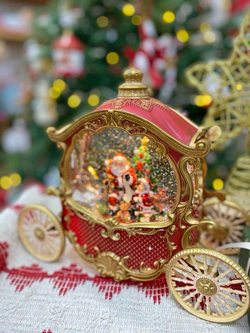  Hộp Nhạc Chuyến Xe Giáng Sinh Lấp Lánh 