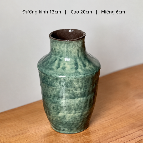  BST Bình Hoa Gốm Sứ Pháp Retro 
