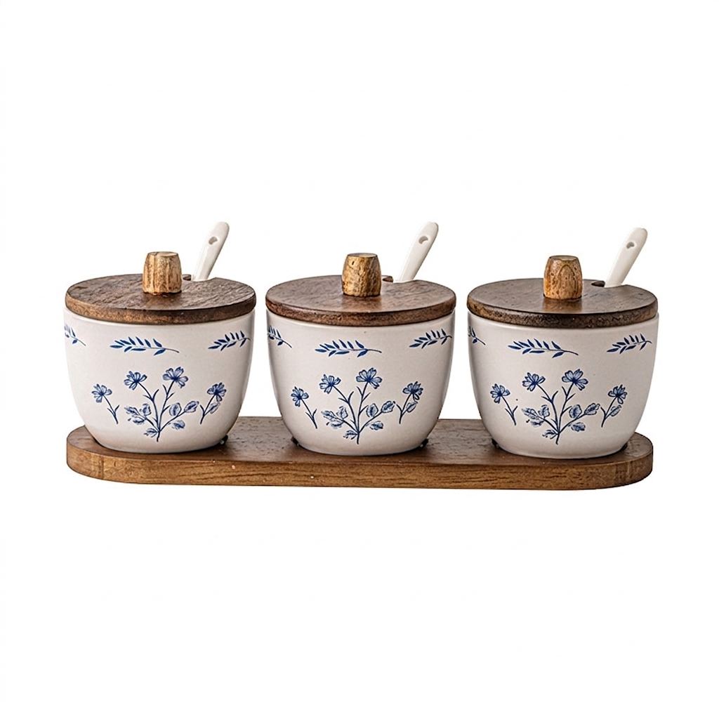  Bộ Lọ Đựng Gia Vị Bellflower 